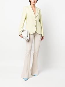 victoriabeckham Victoria Beckham Blazer met enkele rij knopen - Groen