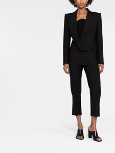 alexandermcqueen Alexander McQueen Asymmetrische blazer - Zwart