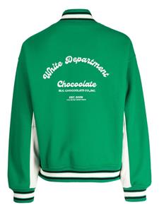 CHOCOOLATE Bomberjack met logoprint - Groen
