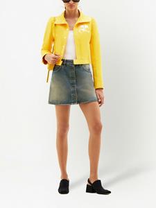 Courrèges Vinyl jack met rits - Geel