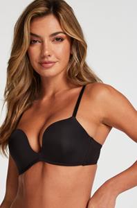 Hunkemöller Voorgevormde push-up beugel bh Deep-V Zwart