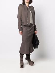 rickowens Rick Owens Bomberjack met pofmouwen - Bruin