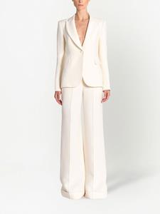 adamlippes Adam Lippes Smokingblazer met enkele rij knopen - Beige