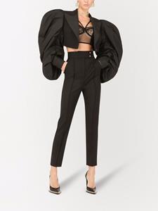 dolce&gabbana Dolce & Gabbana High waist wollen broek - Zwart