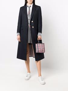 thombrowne Thom Browne Mantel met enkele rij knopen - Blauw