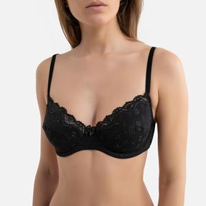 LA REDOUTE COLLECTIONS Omsluitende BH in geborduurd katoen, Galya