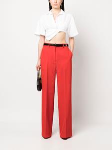 Lanvin Pantalon met wijde pijpen - Rood