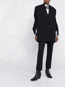 mm6maisonmargiela MM6 Maison Margiela Pantalon met stiksel - Zwart