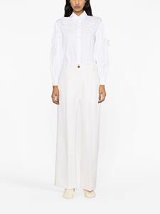 Patou Pantalon met wijde pijpen - Beige