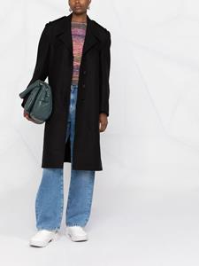 mm6maisonmargiela MM6 Maison Margiela Jas met enkele rij knopen - Zwart