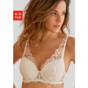 Lascana Push-up-bh Mia met beugel in high-apex belijning, sexy dessous