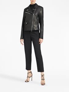 giuseppezanotti Giuseppe Zanotti Bikerjack met puntige revers - Zwart