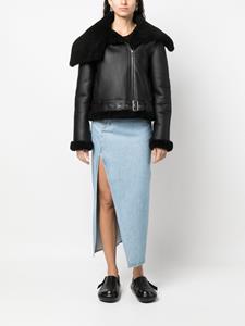 jwanderson JW Anderson Lammy bikerjack - Zwart