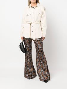 Ksubi Jas met gestrikte tailleband - Beige