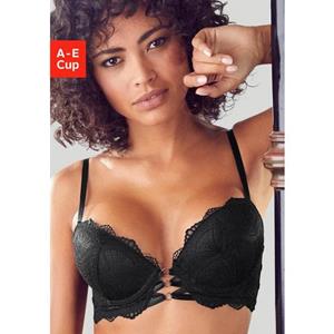 Lascana Push-up-bh Eleonora met decoratieve rijgsluiting voor, sexy dessous