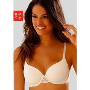 Lascana Bh met steuncups Nina Dessous met beugel, naadloze cups en kant opzij, dessous