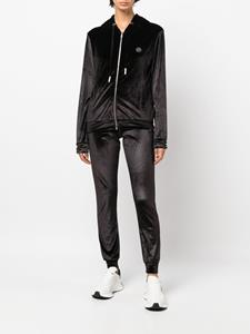 philippplein Philipp Plein Broek met logopatch - Zwart