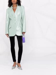 Alchemy x Lia Aram fluwelen broek - Zwart