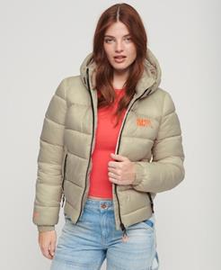 Superdry Vrouwen Sports Pufferbomberjack Beige