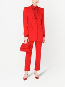 dolce&gabbana Dolce & Gabbana Blazer met enkele rij knopen - Rood