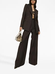 dolce&gabbana Dolce & Gabbana Gestreepte blazer - Bruin