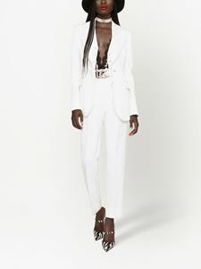 dolce&gabbana Dolce & Gabbana Turlington blazer met brokaat - Wit