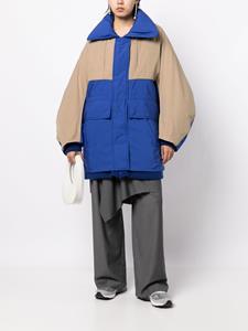Goen.J Gewatteerde jas - Blauw