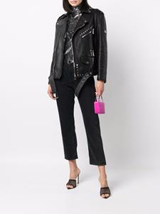 dolce&gabbana Dolce & Gabbana Bikerjack met studs - Zwart