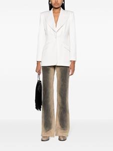 STYLAND Blazer met brede revers - Wit