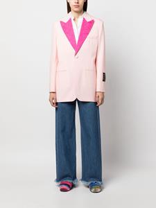Marni Blazer met enkele rij knopen - Roze
