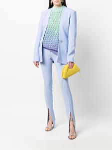 theattico The Attico Blazer met enkele rij knopen - Blauw