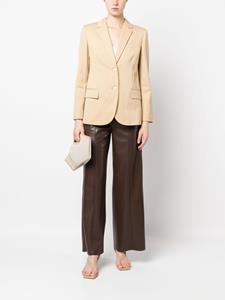 TWINSET Colbert met enkele rij knopen - Beige