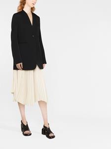 jilsander Jil Sander Blazer met enkele rij knopen - Zwart