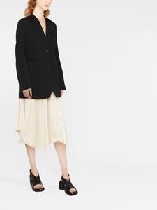 Jil Sander Blazer met enkele rij knopen - Zwart