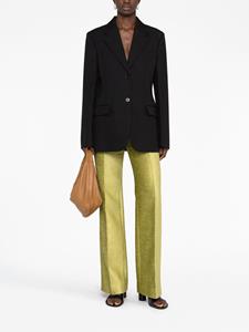 jilsander Jil Sander Blazer met enkele rij knopen - Zwart