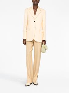 jilsander Jil Sander Blazer met enkele rij knopen - Geel