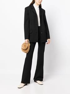louloudesaison LouLou de Saison Blazer met enkele rij knopen - Zwart