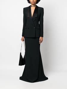 alexandermcqueen Alexander McQueen Colbert met enkele rij knopen - Zwart
