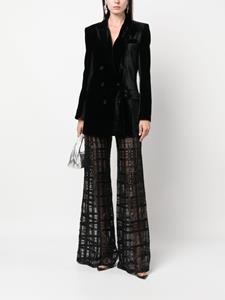 albertaferretti Alberta Ferretti Fluwelen blazer - Zwart