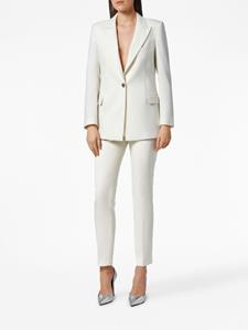 philippplein Philipp Plein Blazer met enkele rij knopen - Wit