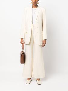 bymalenebirger By Malene Birger Blazer met enkele rij knopen - Beige