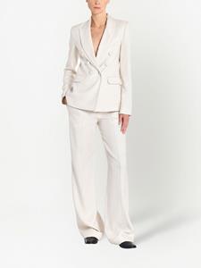 adamlippes Adam Lippes Blazer met dubbele rij knopen - Beige