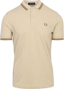 Fred Perry - Twin Tipped Shirt - Beige Polo