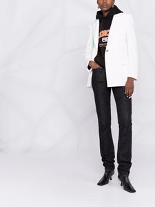 philippplein Philipp Plein Blazer met enkele rij knopen - Wit