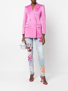 philippplein Philipp Plein Blazer met dubbele rij knopen - Roze