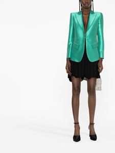 albertaferretti Alberta Ferretti Blazer met enkele rij knopen - Groen
