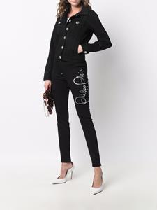 philippplein Philipp Plein Denim jack - Zwart