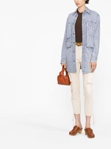 isabelmarant ISABEL MARANT Pearl chambray shirtjack - Blauw