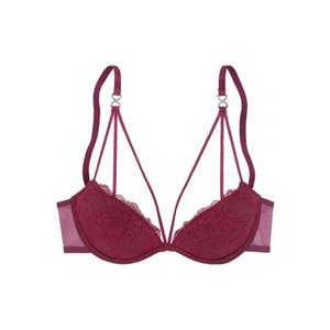 Lascana Push-up-bh van kant in leuke linten-look, sexy dessous