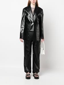 kassleditions KASSL Editions Blazer met enkele rij knopen - Zwart